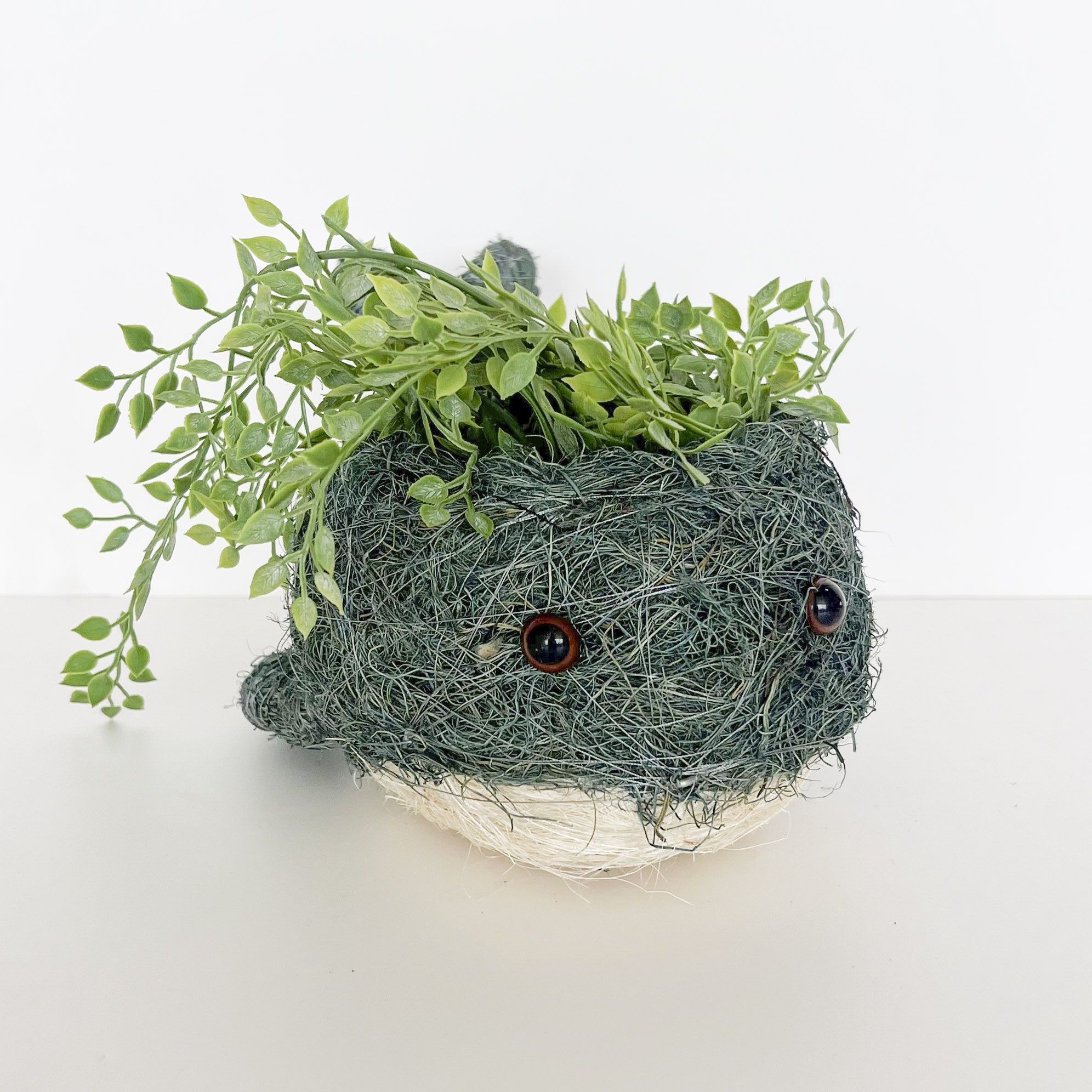Husk Whale Planter Blue 26cm-Pots, Planters & Vases-Urban Products-The Bay Room
