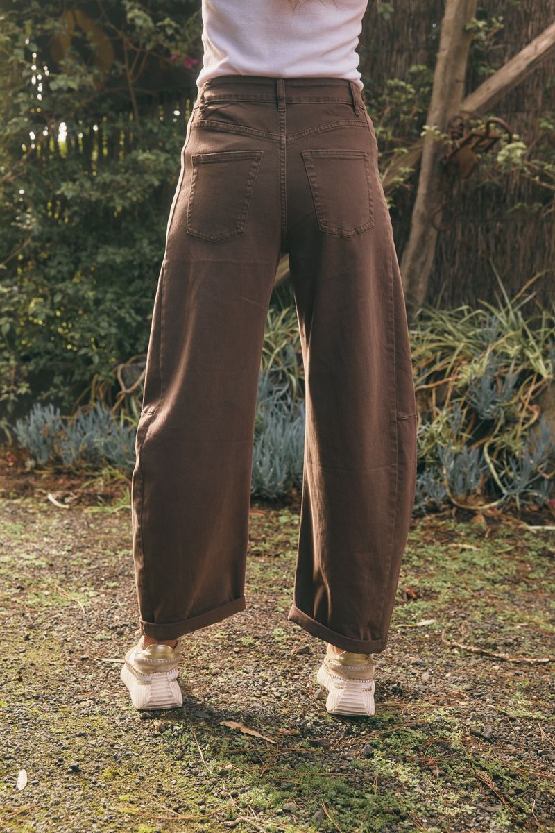 Idaho Barrel Jean - Mocha-Jeans-Italian Star-The Bay Room