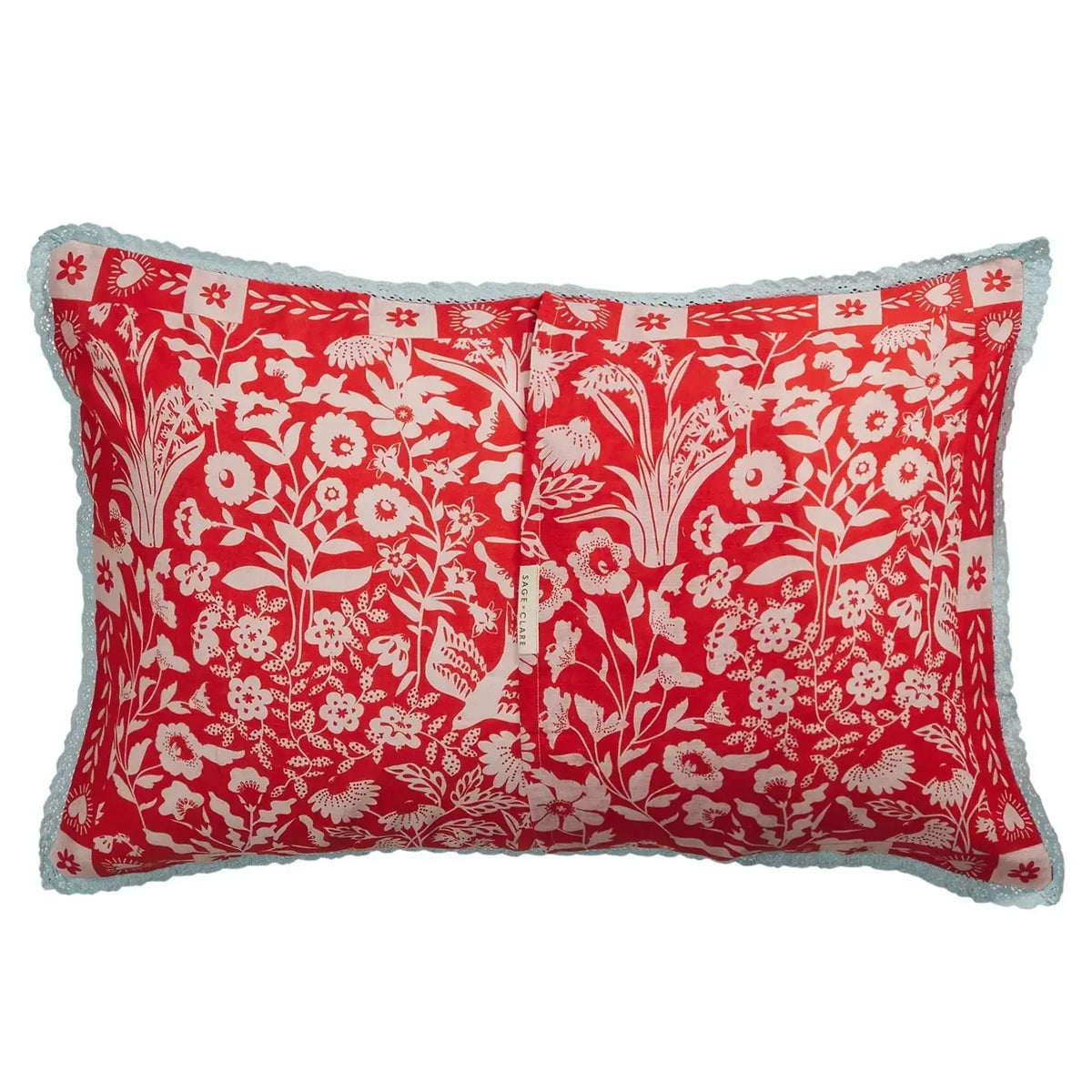 Indiana Linen Pillowcase Set - Poppy-Soft Furnishings-Sage & Clare-The Bay Room
