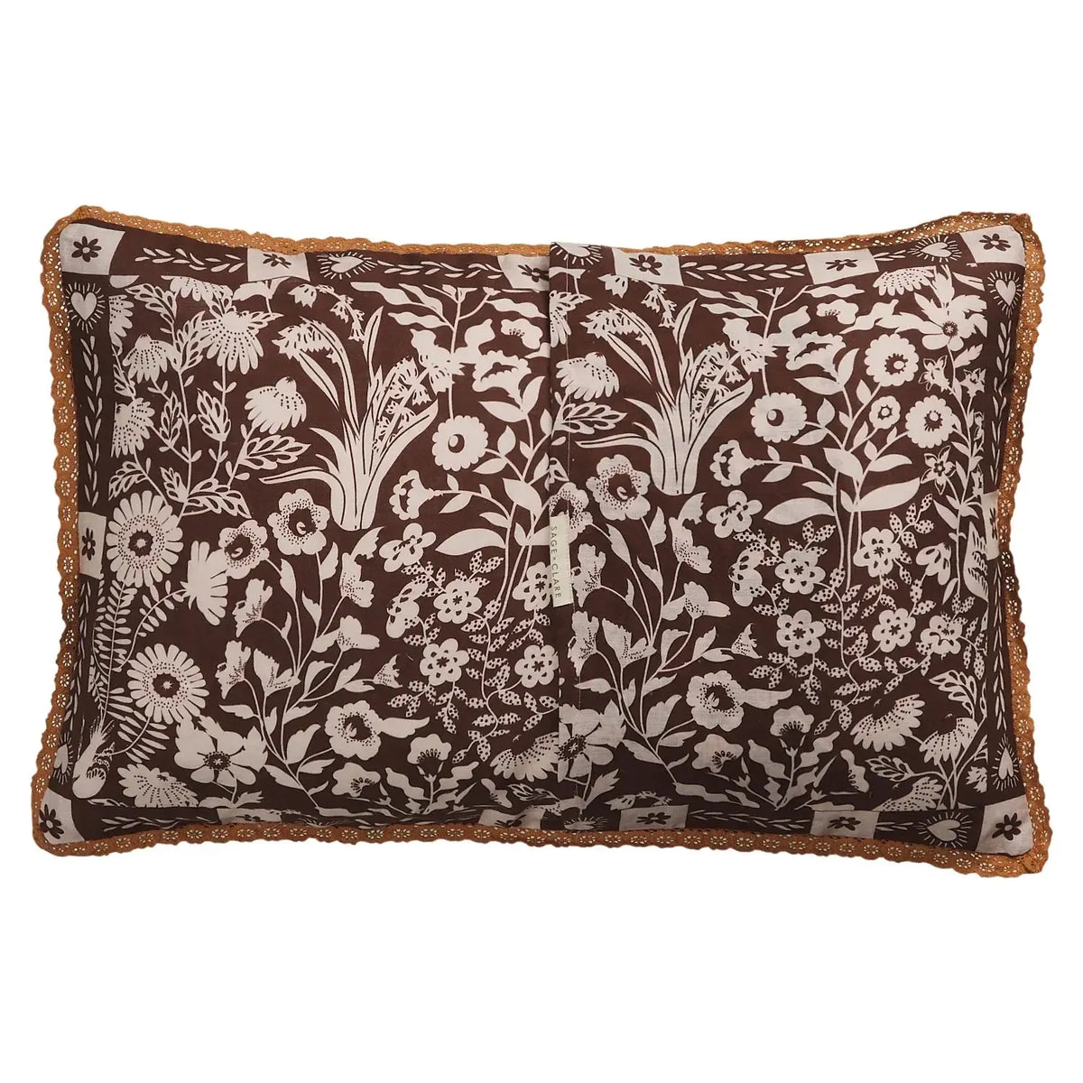 Indiana Linen Pillowcase Set - Umber-Soft Furnishings-Sage & Clare-The Bay Room