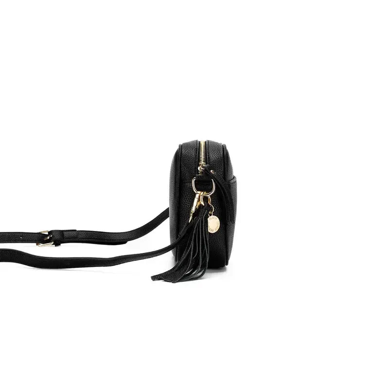 Indie Black Crossbody Bag-Bags & Clutches-Black Caviar Designs-The Bay Room