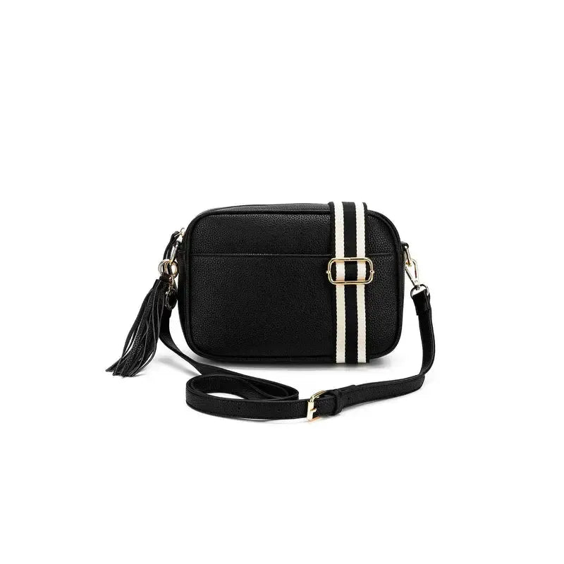 Indie Black Crossbody Bag-Bags & Clutches-Black Caviar Designs-The Bay Room