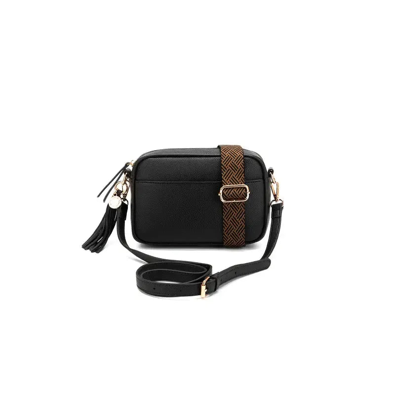 Indie Chocolate Crossbody Bag-Bags & Clutches-Black Caviar Designs-The Bay Room