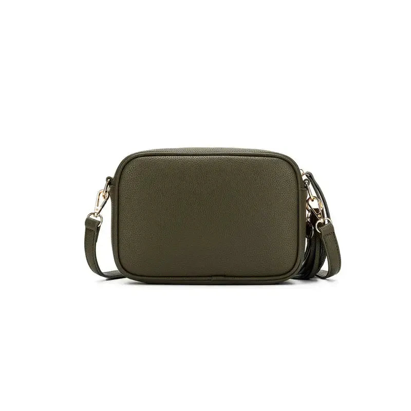 Indie Dark Olive Crossbody Bag-Bags & Clutches-Black Caviar Designs-The Bay Room