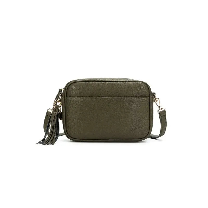 Indie Dark Olive Crossbody Bag-Bags & Clutches-Black Caviar Designs-The Bay Room