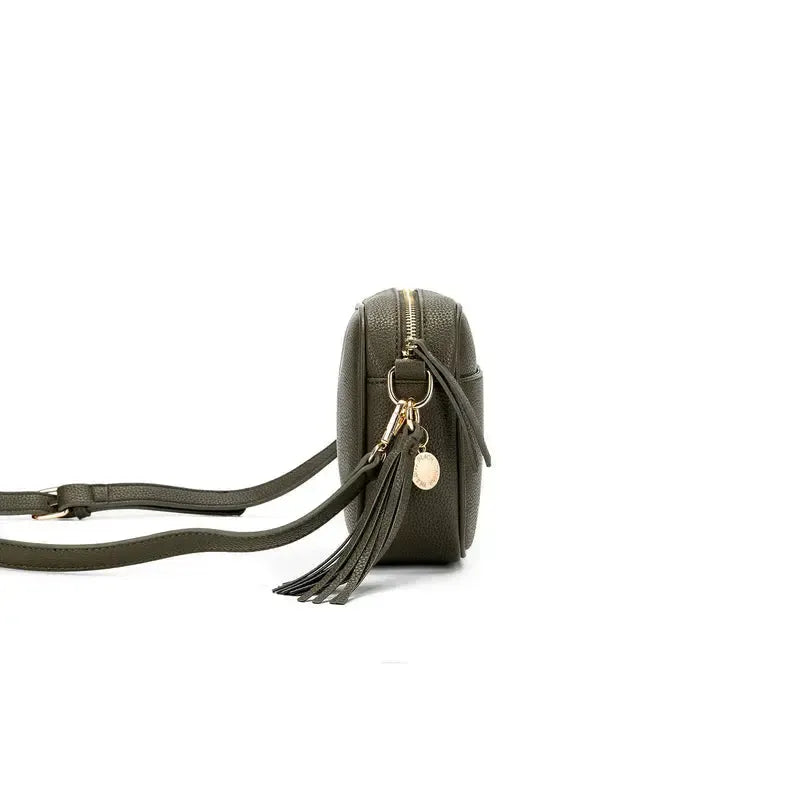 Indie Dark Olive Crossbody Bag-Bags & Clutches-Black Caviar Designs-The Bay Room
