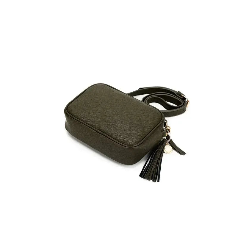 Indie Dark Olive Crossbody Bag-Bags & Clutches-Black Caviar Designs-The Bay Room