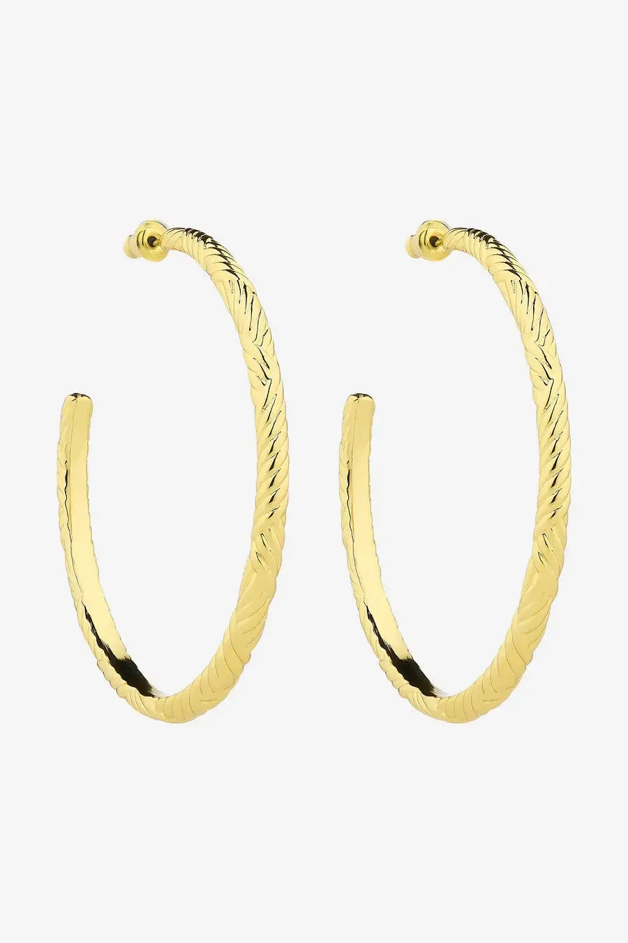 Indira Soft Gold Hoop-Jewellery-Liberte-The Bay Room