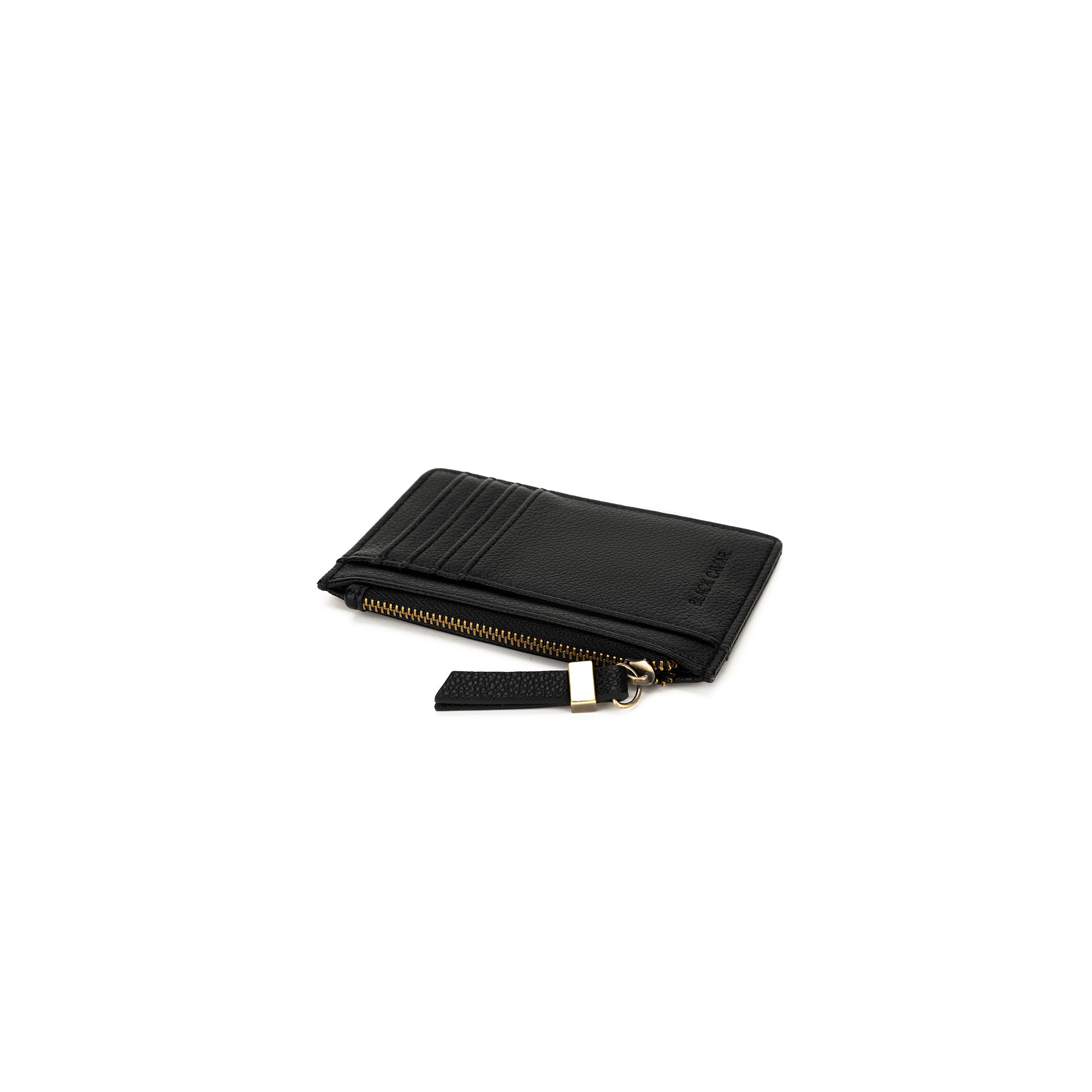 Ines Black Card Holder/Coin Purse-Bags & Clutches-Black Caviar Designs-The Bay Room