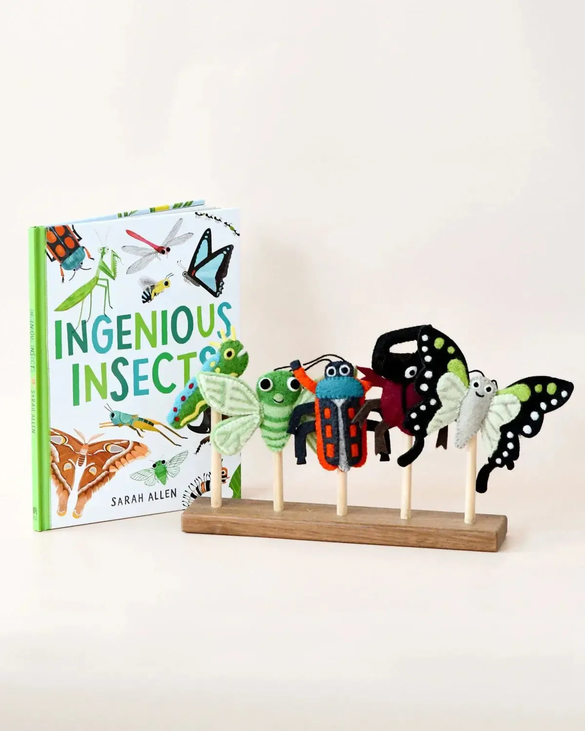 Ingenious Insects Finger Puppets and Book Set by Sarah Allen-Toys-Tara Treasures-The Bay Room