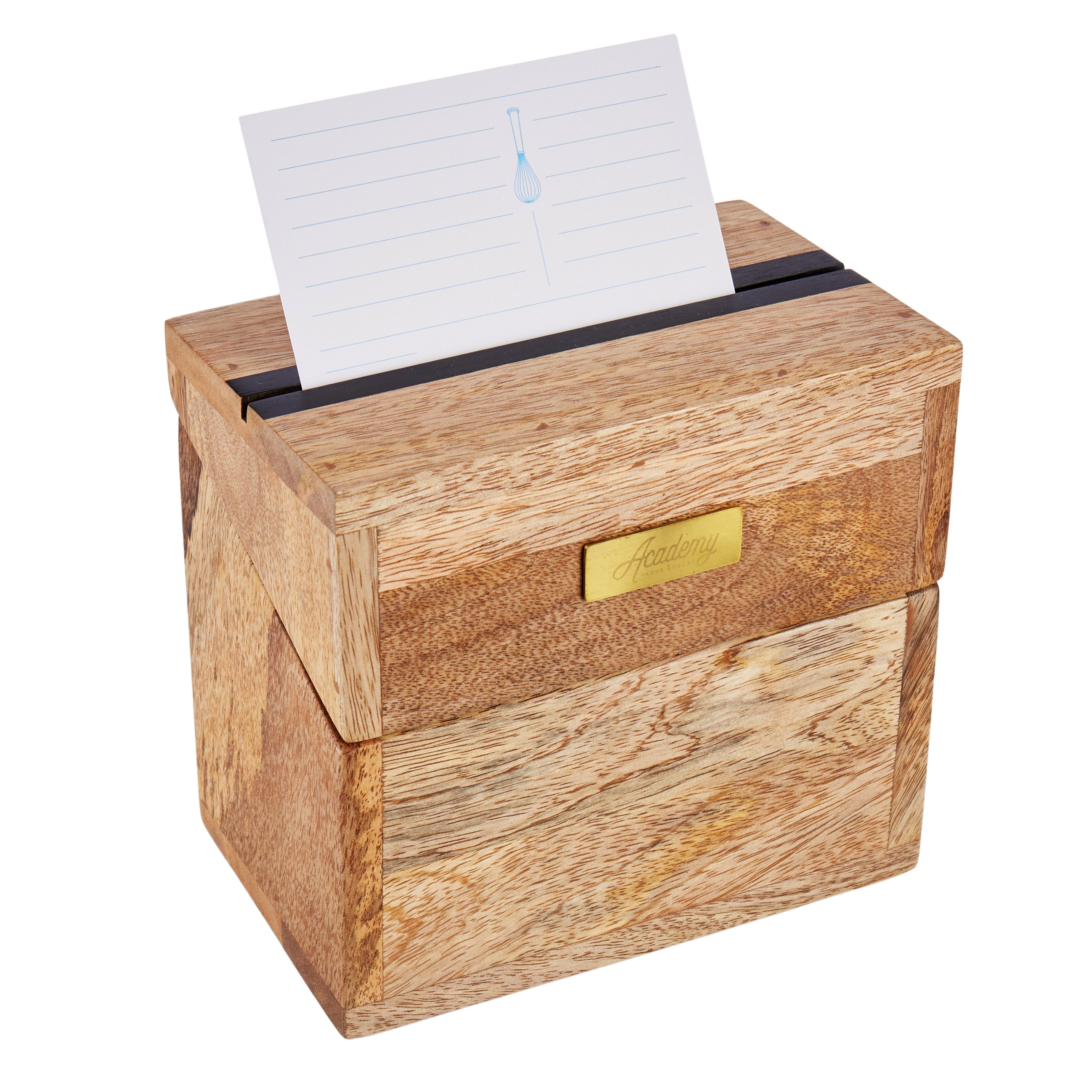 James Recipe Box-Kitchenware-Academy Home Goods-The Bay Room
