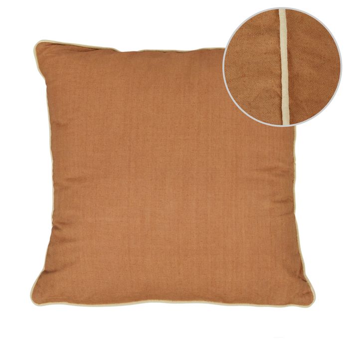 Jane Linen/Cotton Cushion 50x50cm Terra-Soft Furnishings-Coast To Coast Home-The Bay Room