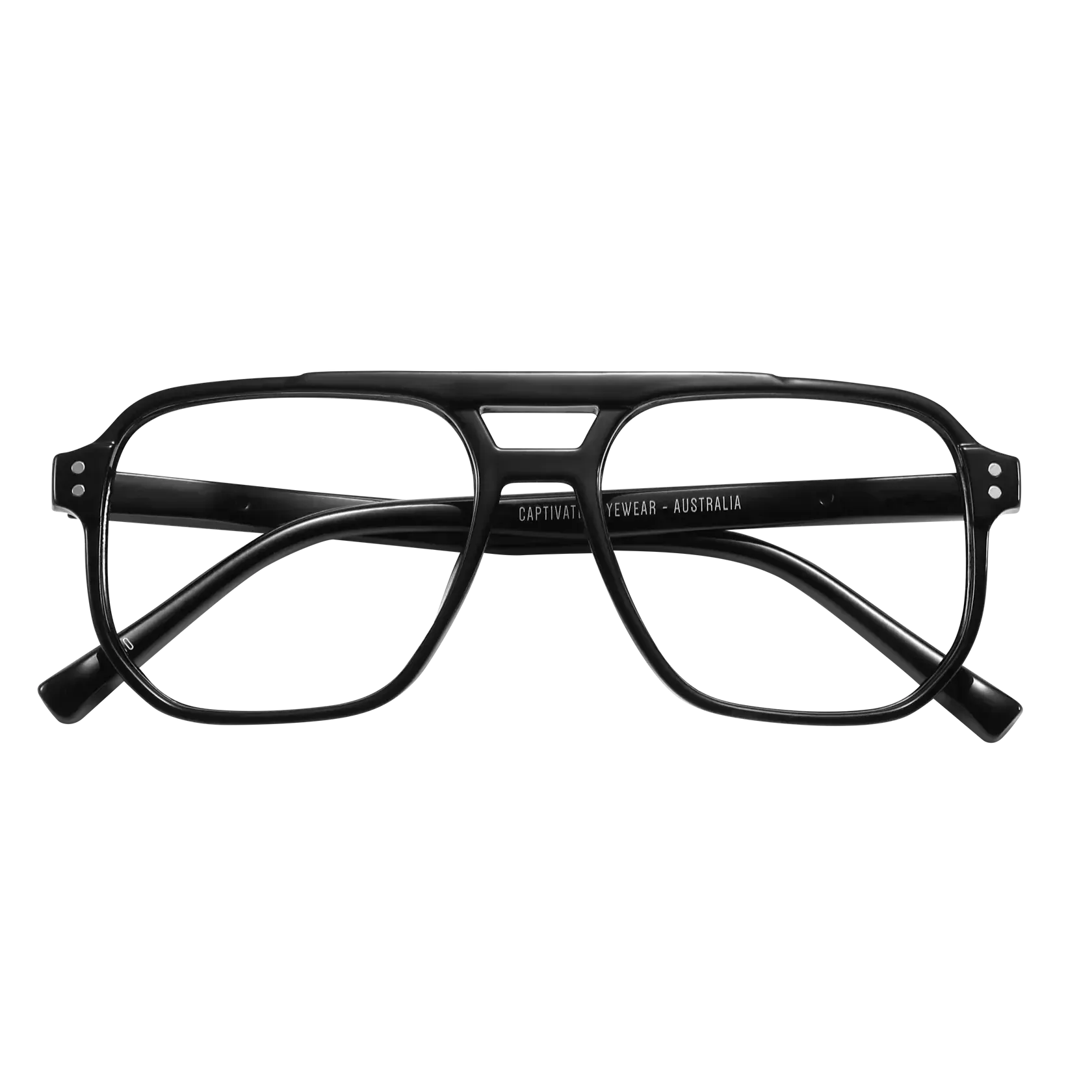 Jordan Anti-Blue Reading Glasses - Black-Headwear & Sunglasses-Captivated Soul-The Bay Room