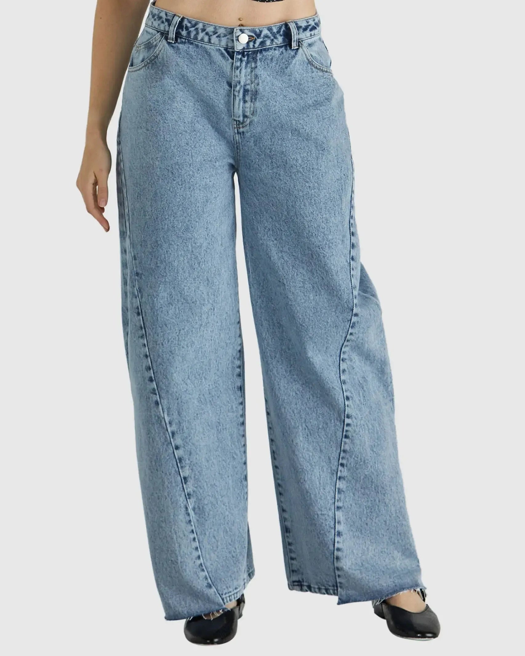 Jordon Jean - Acid Wash-Jeans-SASS-The Bay Room