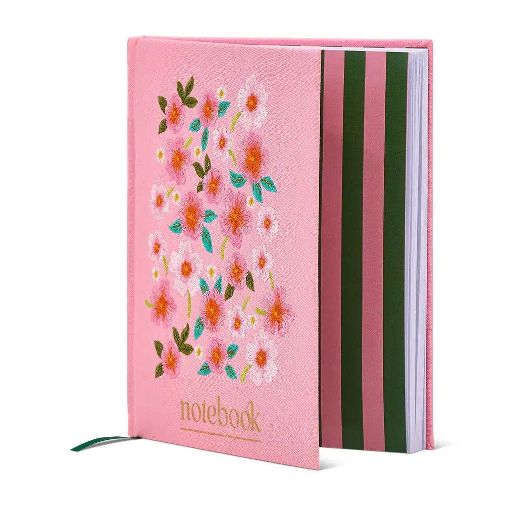 Journal - Notebook - Embroidered Meadow Blush-Journals, Books & Calendars-Annabel Trends-The Bay Room