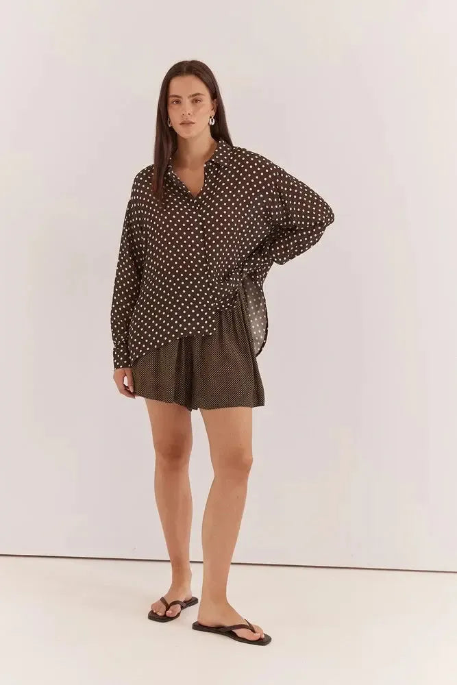 Joy Shirt - Polka Dot-Tops-SASS-The Bay Room