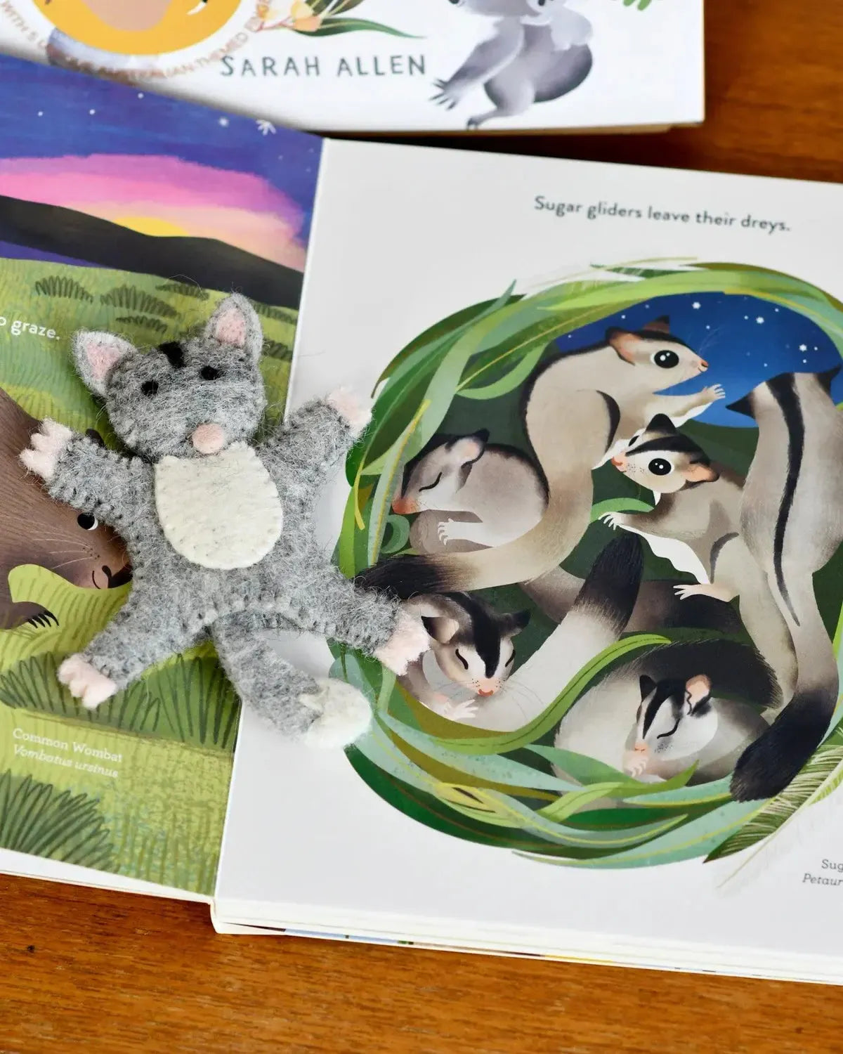 Jumping Joeys Finger Puppets and Book Set by Sarah Allen-Toys-Tara Treasures-The Bay Room