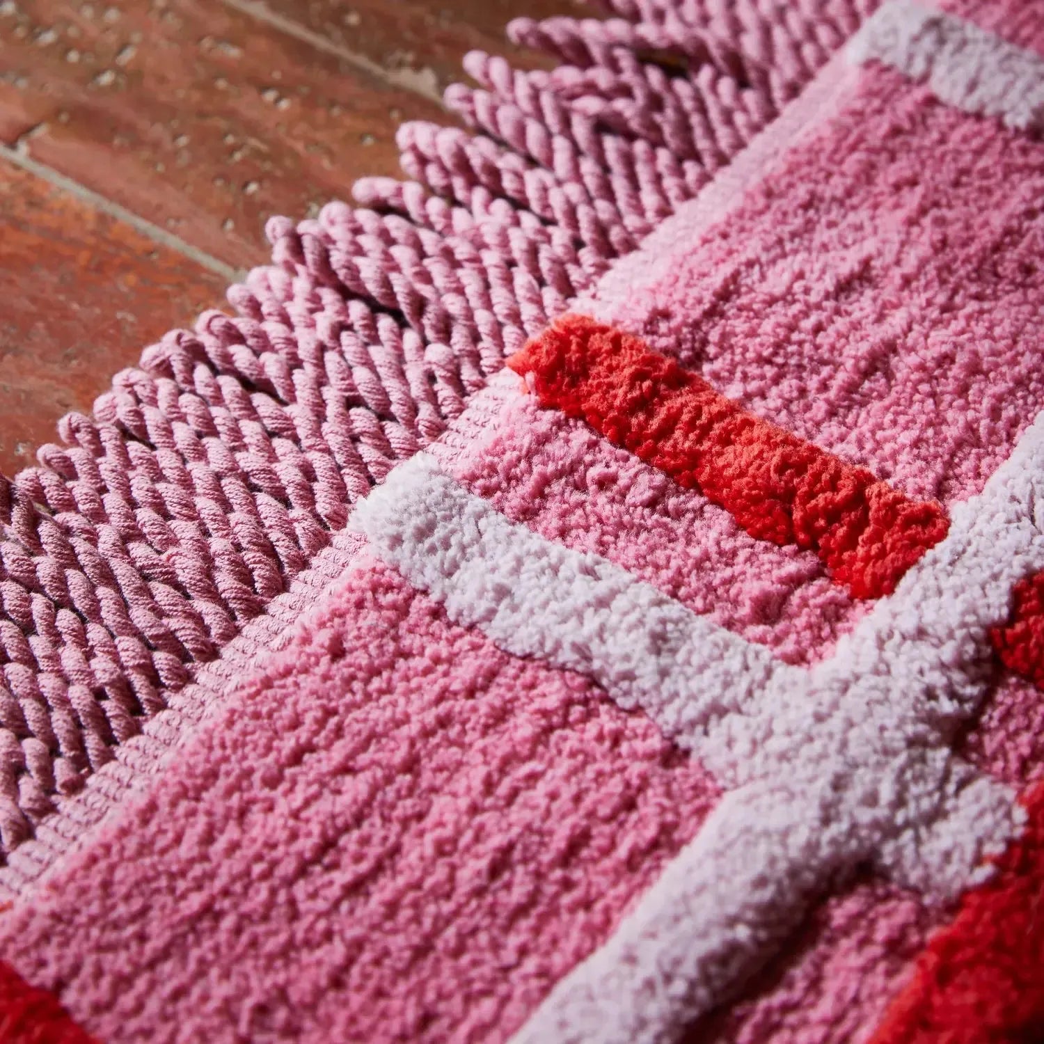 Karina Bath Mat - Rosewood-Soft Furnishings-Sage & Clare-The Bay Room