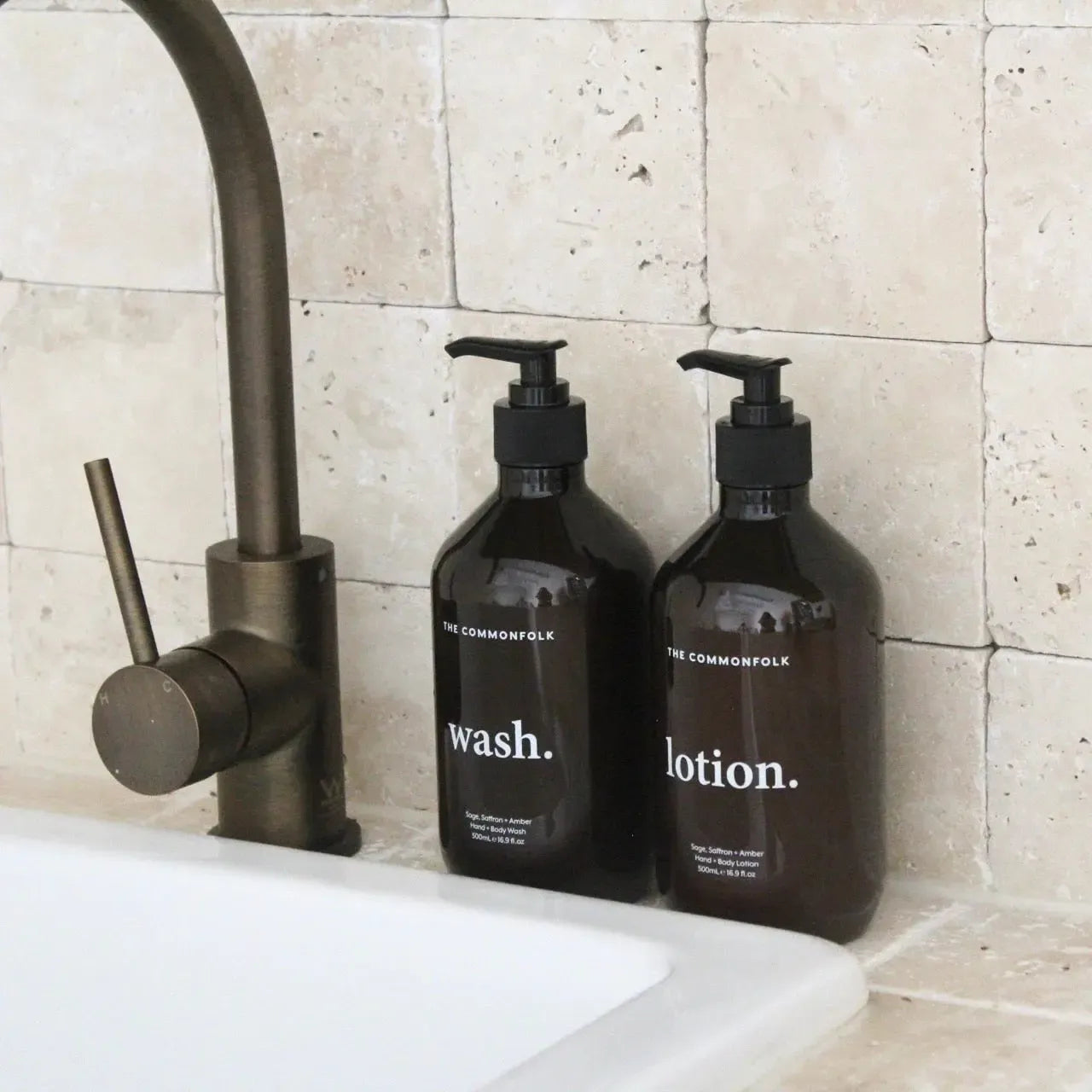 Keep It Simple Hand + Body Kit - Amber-Candles & Fragrances-The Commonfolk Collective-The Bay Room