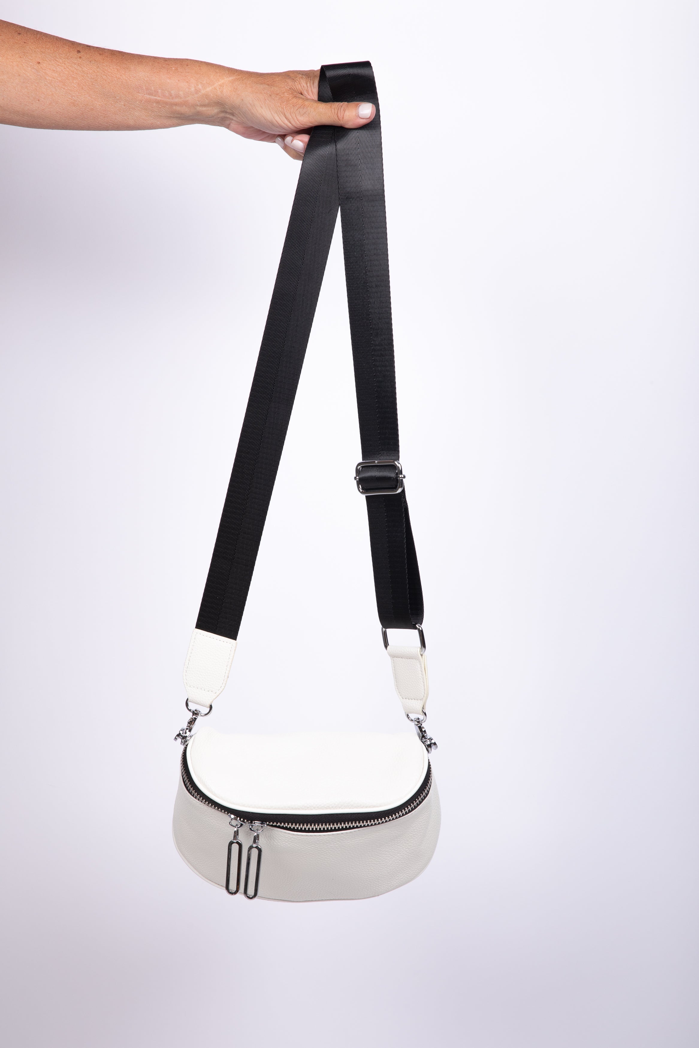 Kensington Cross Body Bag - White-Bags & Clutches-Brave & True-The Bay Room