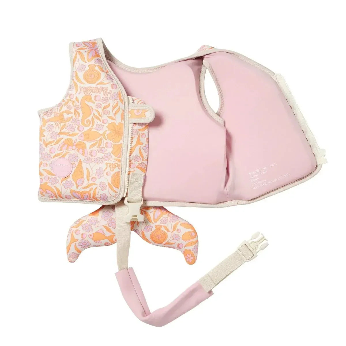 Kids Swim Vest Ocean Magic Pink 3D-Travel & Outdoors-Sunny Life-The Bay Room