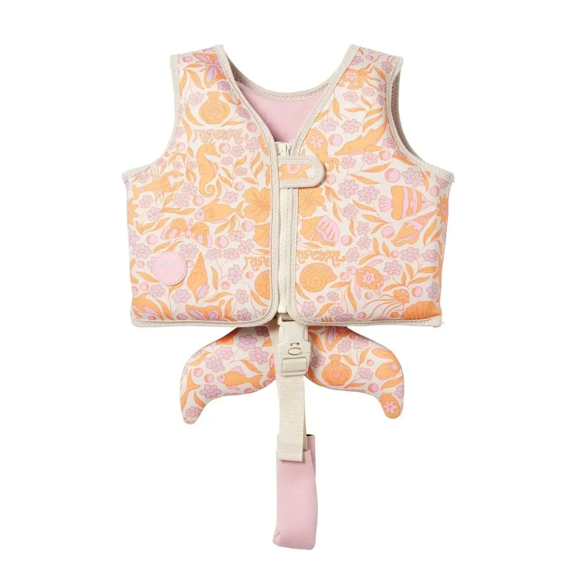 Kids Swim Vest Ocean Magic Pink 3D-Travel & Outdoors-Sunny Life-The Bay Room