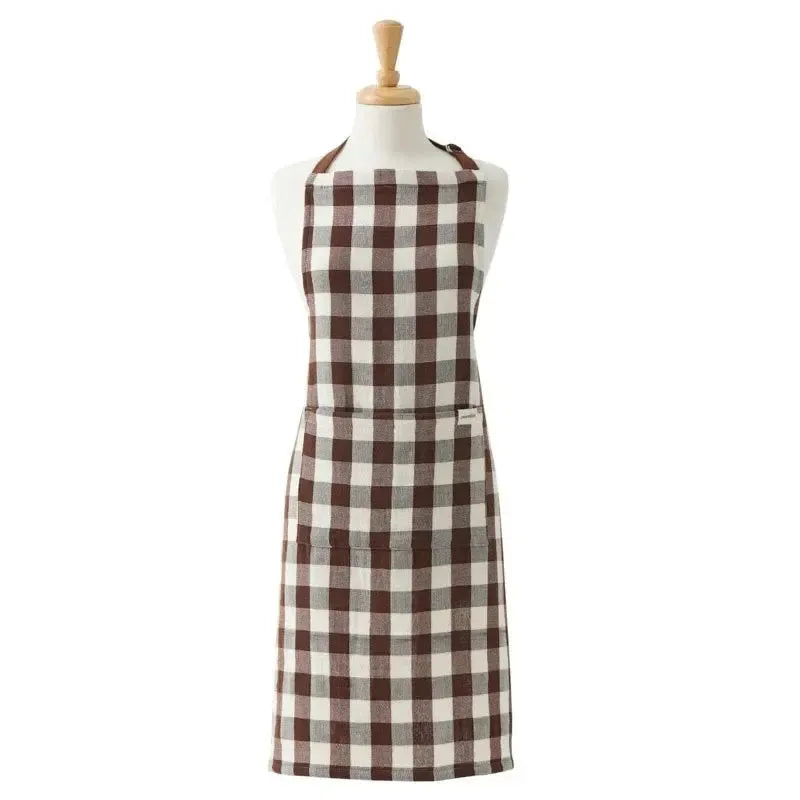 Kit Recycled Cotton Apron 70x90cm Cocoa-Kitchenware-Coast To Coast Home-The Bay Room