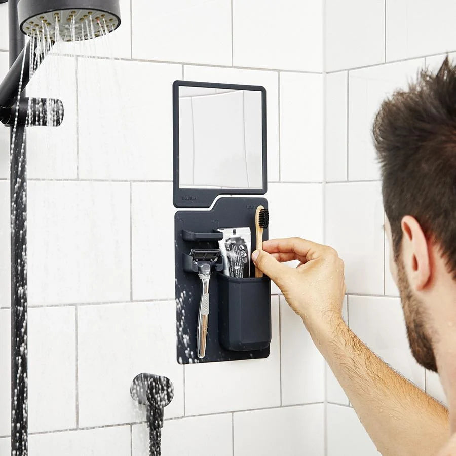 The Oliver Shower Mirror - Charcoal