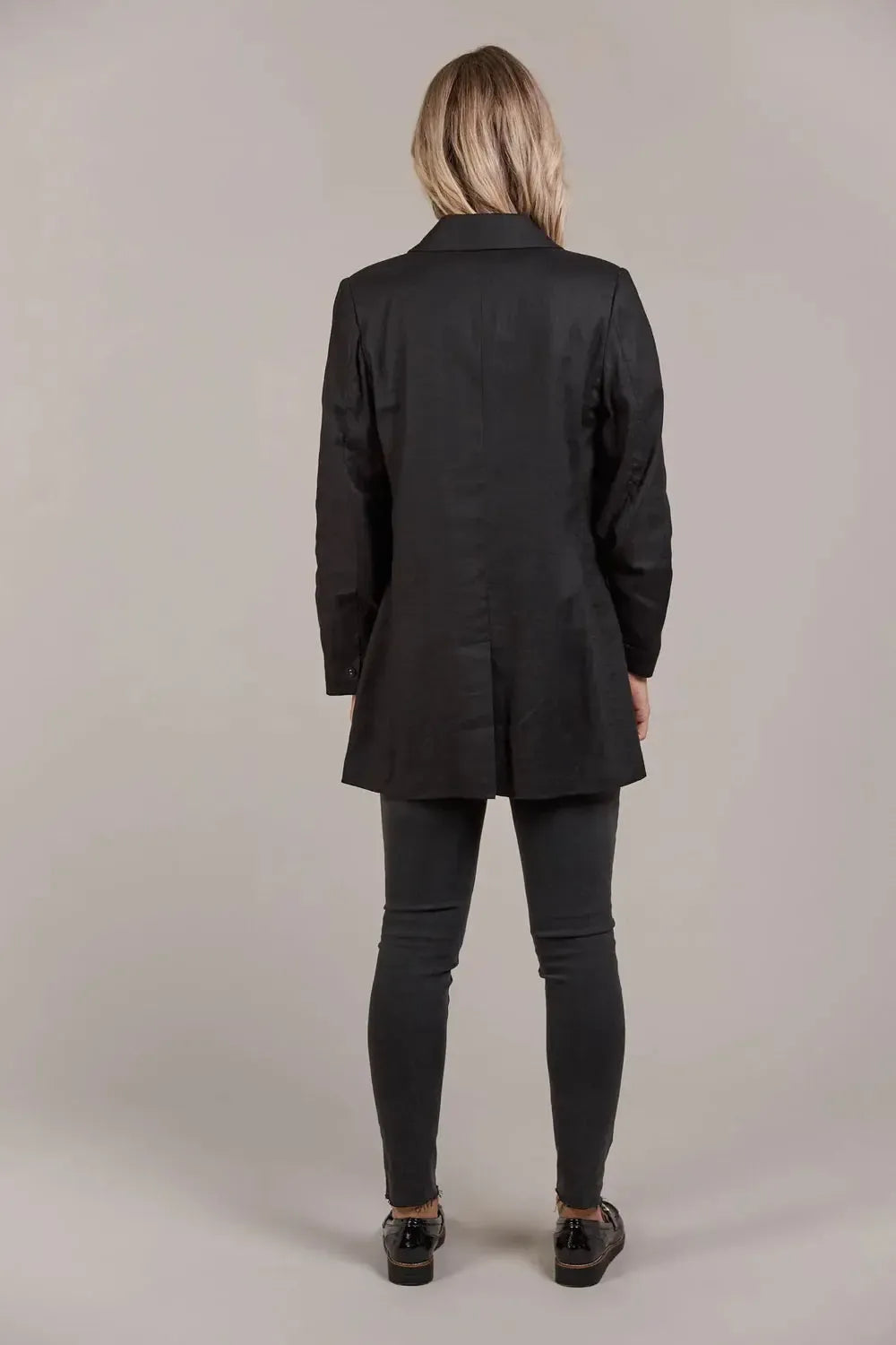 Laax Blazer - Black-Jackets, Coats & Vests-Eb & Ive-The Bay Room