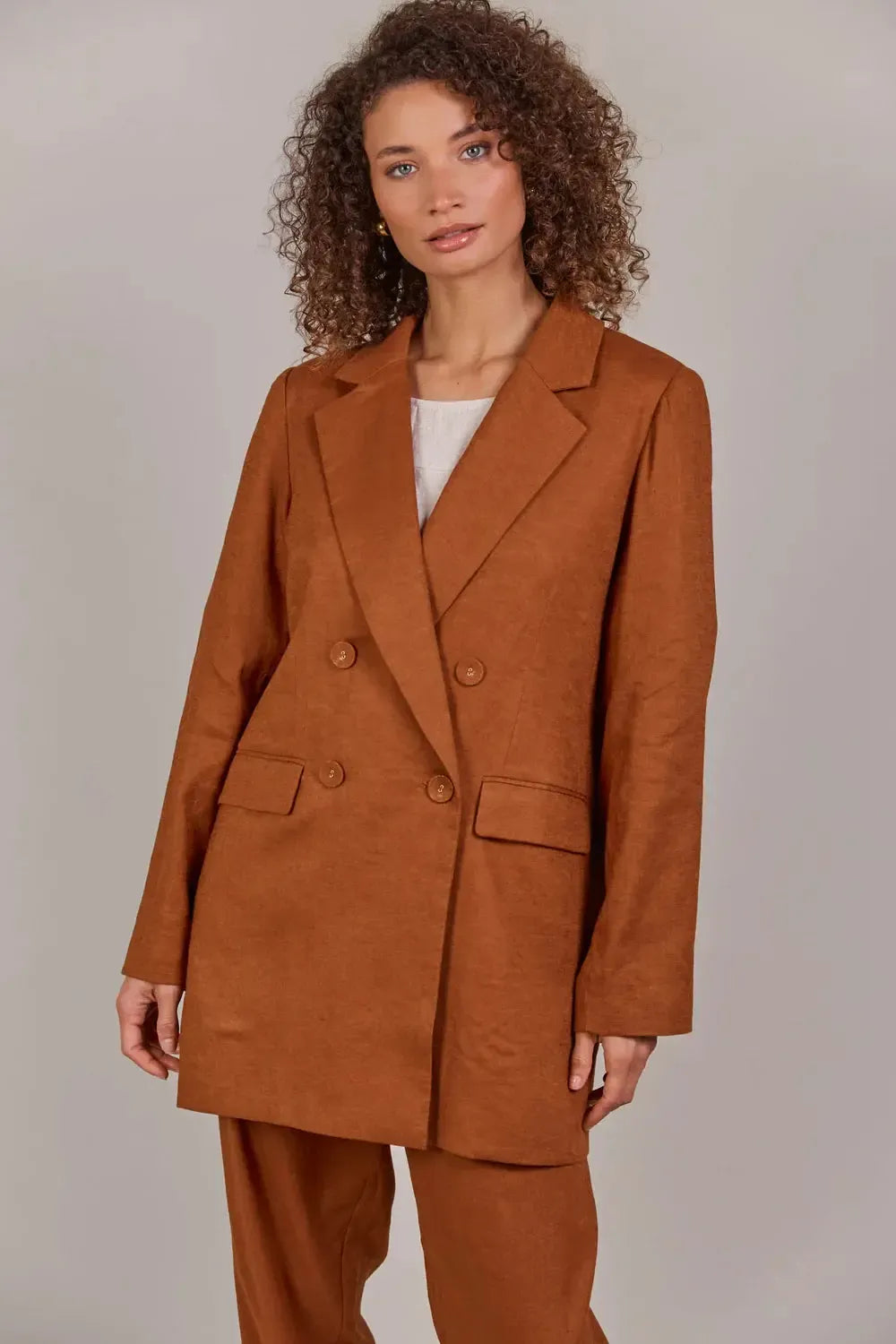 Laax Blazer - Hazel-Jackets, Coats & Vests-Eb & Ive-The Bay Room