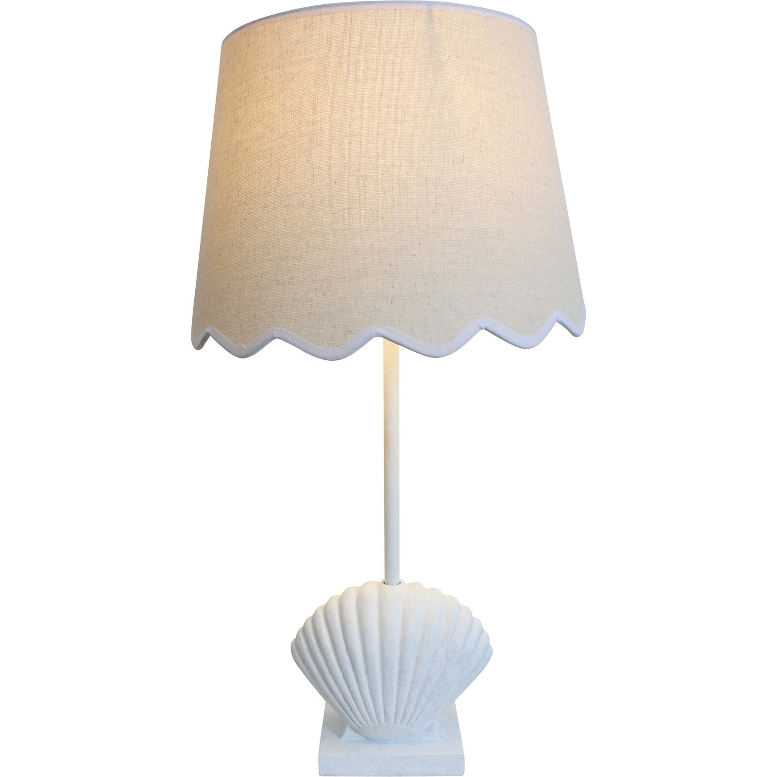 Lamp Fan Shell White-Lighting-Lavida-The Bay Room