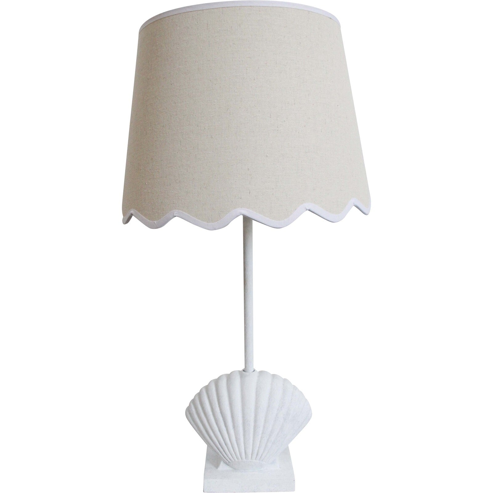 Lamp Fan Shell White-Lighting-Lavida-The Bay Room