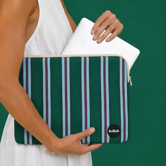Laptop Case Regent Stripe-Travel & Outdoors-Kollab-The Bay Room