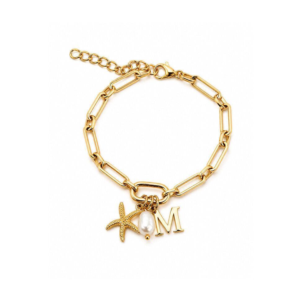 Latch & Lock Bracelet-Jewellery-By Barny-Olivia-16.5cm + 4cm-The Bay Room