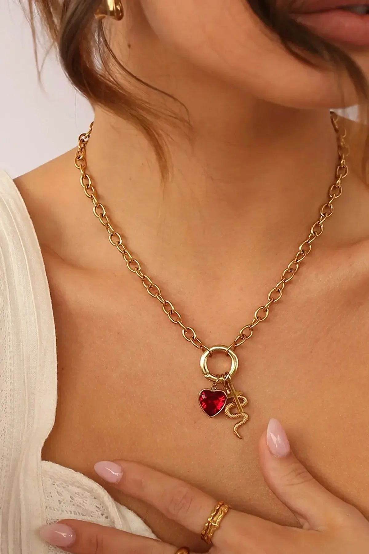 Latch & Lock Chain-Jewellery-By Barny-The Bay Room