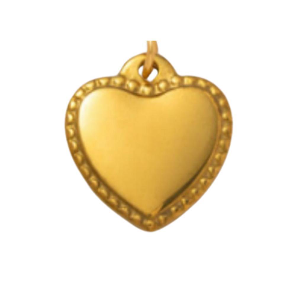 Latch & Lock Charms Gold-Jewellery-By Barny-Classic Heart-The Bay Room