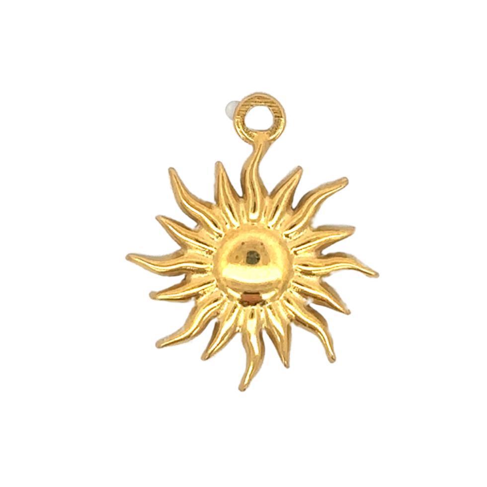 Latch & Lock Charms Gold-Jewellery-By Barny-Medium Sun-The Bay Room