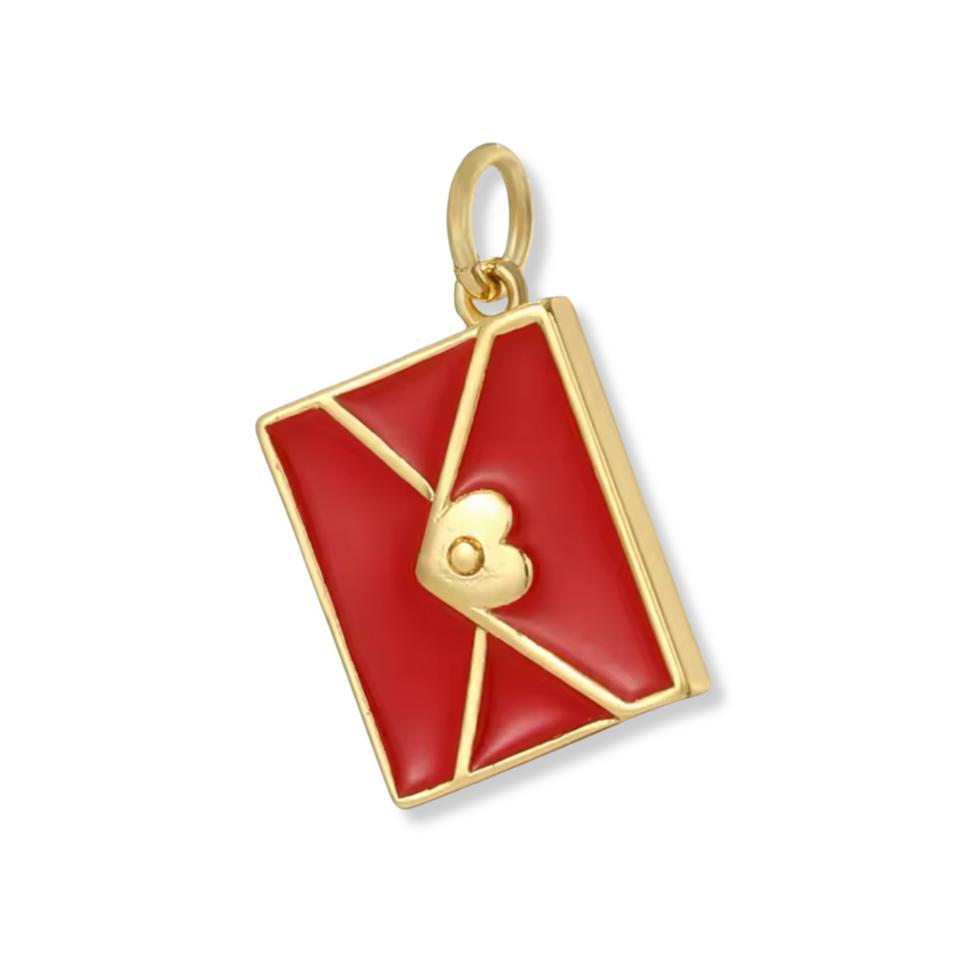 Latch & Lock Charms Gold-Jewellery-By Barny-Red Envelope-The Bay Room