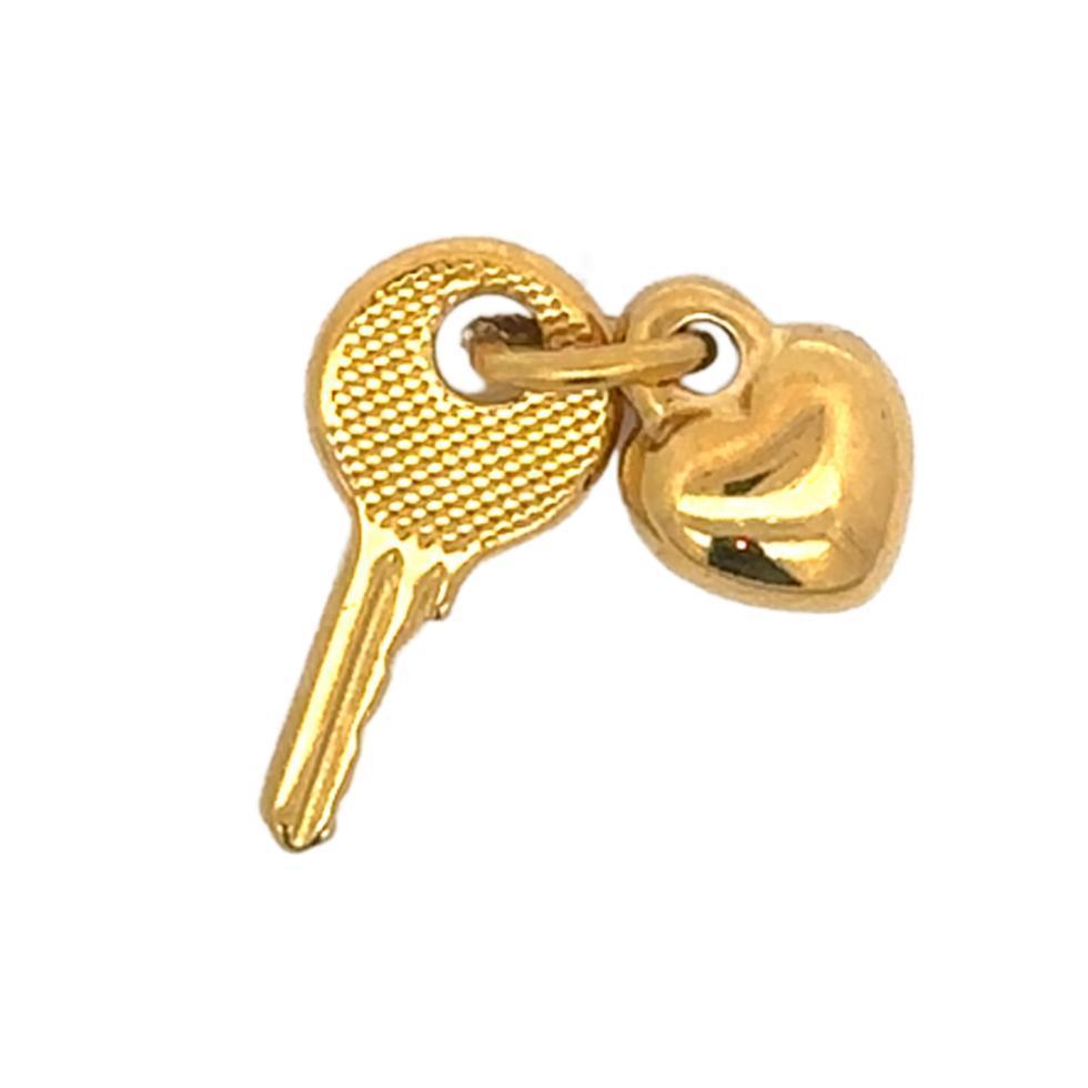 Latch & Lock Charms Gold-Jewellery-By Barny-Key and Heart-The Bay Room