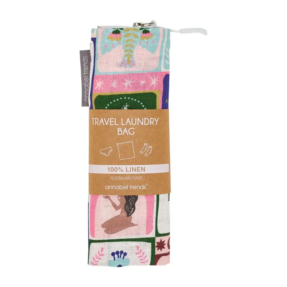 Laundry Bag - Linen - Celestial Dreams-Travel & Outdoors-Annabel Trends-The Bay Room
