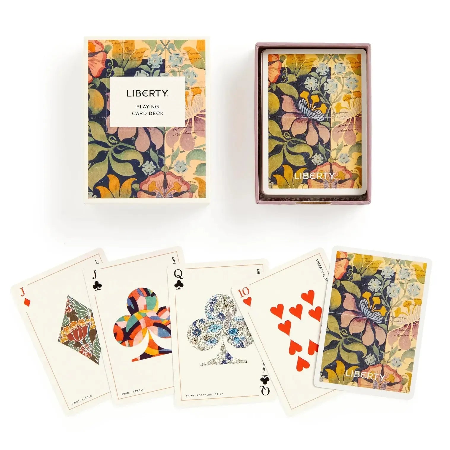 Liberty Floral Playing Card Set-Fun & Games-Galison-The Bay Room