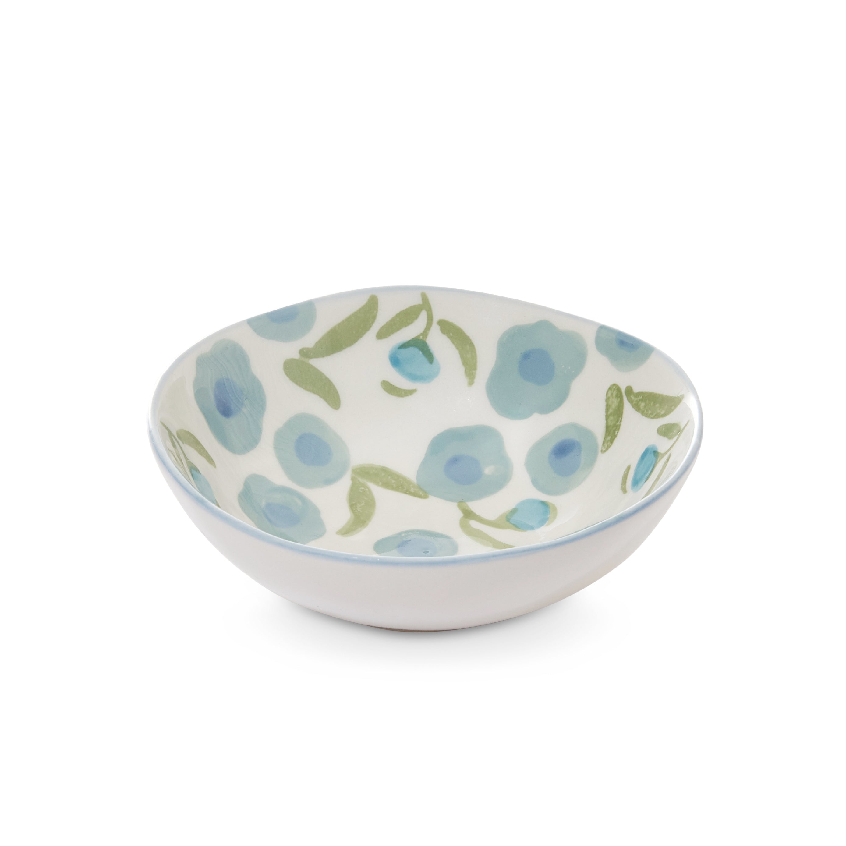 Lillian Blue/Green Small Bowl-Dining & Entertaining-Madras Link-The Bay Room