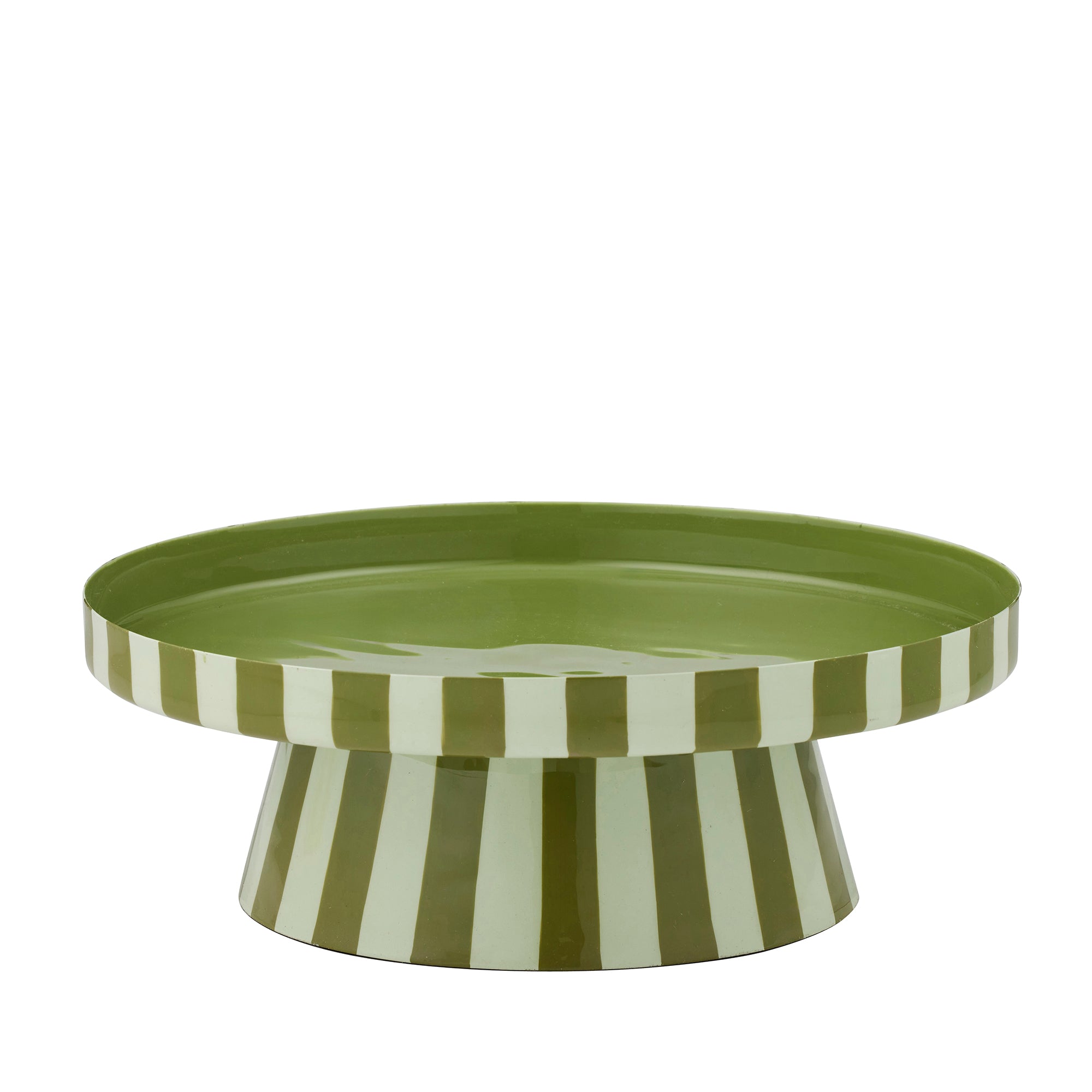 Linear Metal Cake Stand 35x12cm Olive-Dining & Entertaining-Coast To Coast Home-The Bay Room