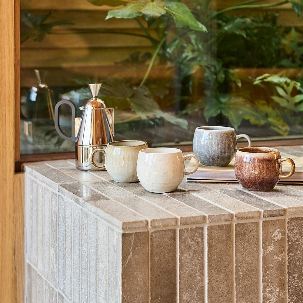 Linen Set/4 Mugs 330ml Autumn-Dining & Entertaining-Ecology-The Bay Room