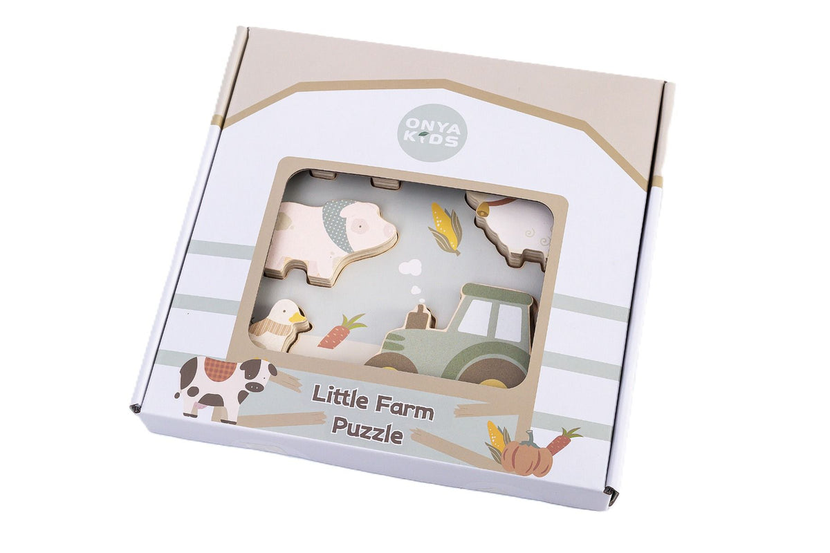 Little Farm Wooden Puzzle-Toys-ToysLink-The Bay Room