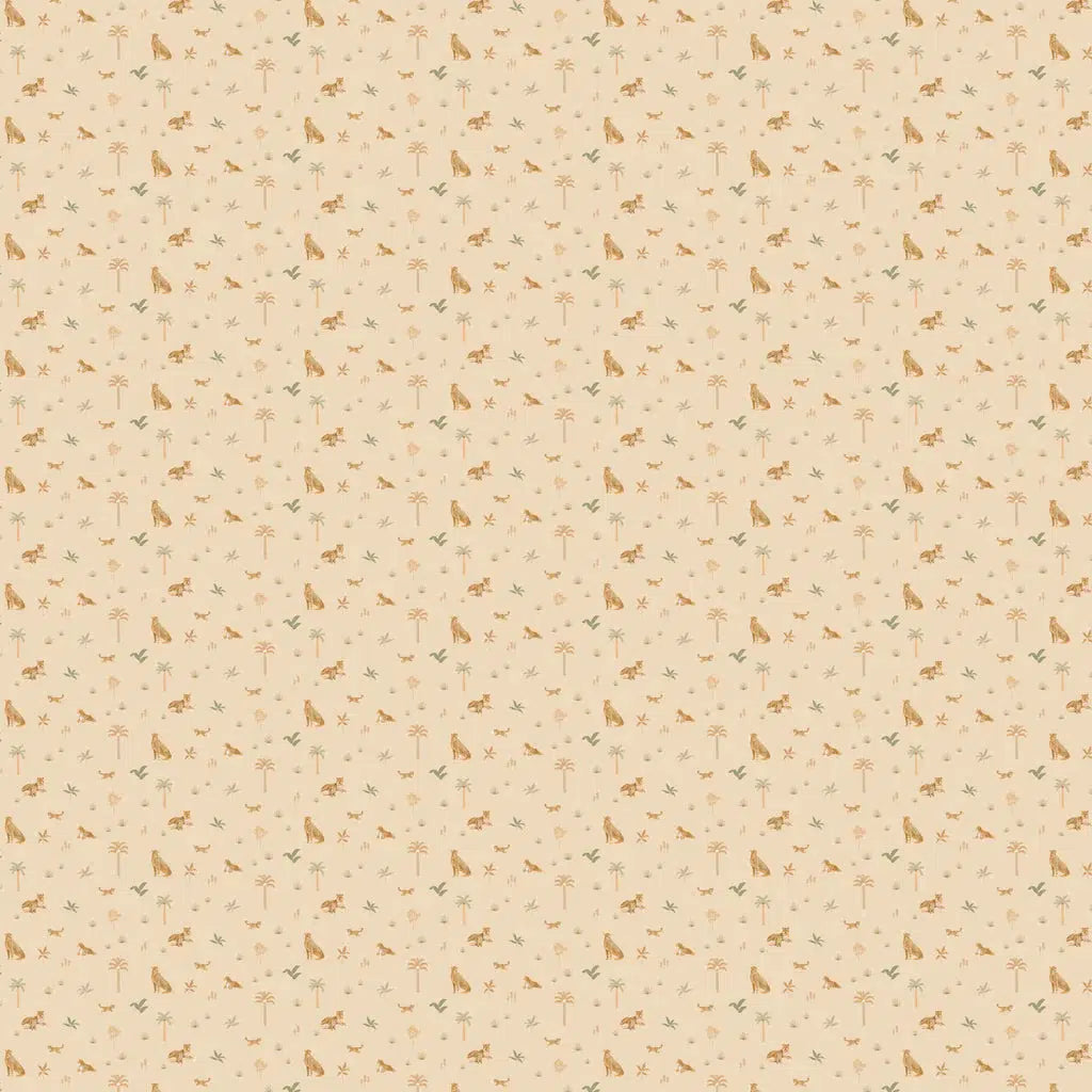 Little Leopards Organic Fitted Bassinet Sheet/Change Pad Cover-Nursery & Nurture-Fox & Fallow-The Bay Room