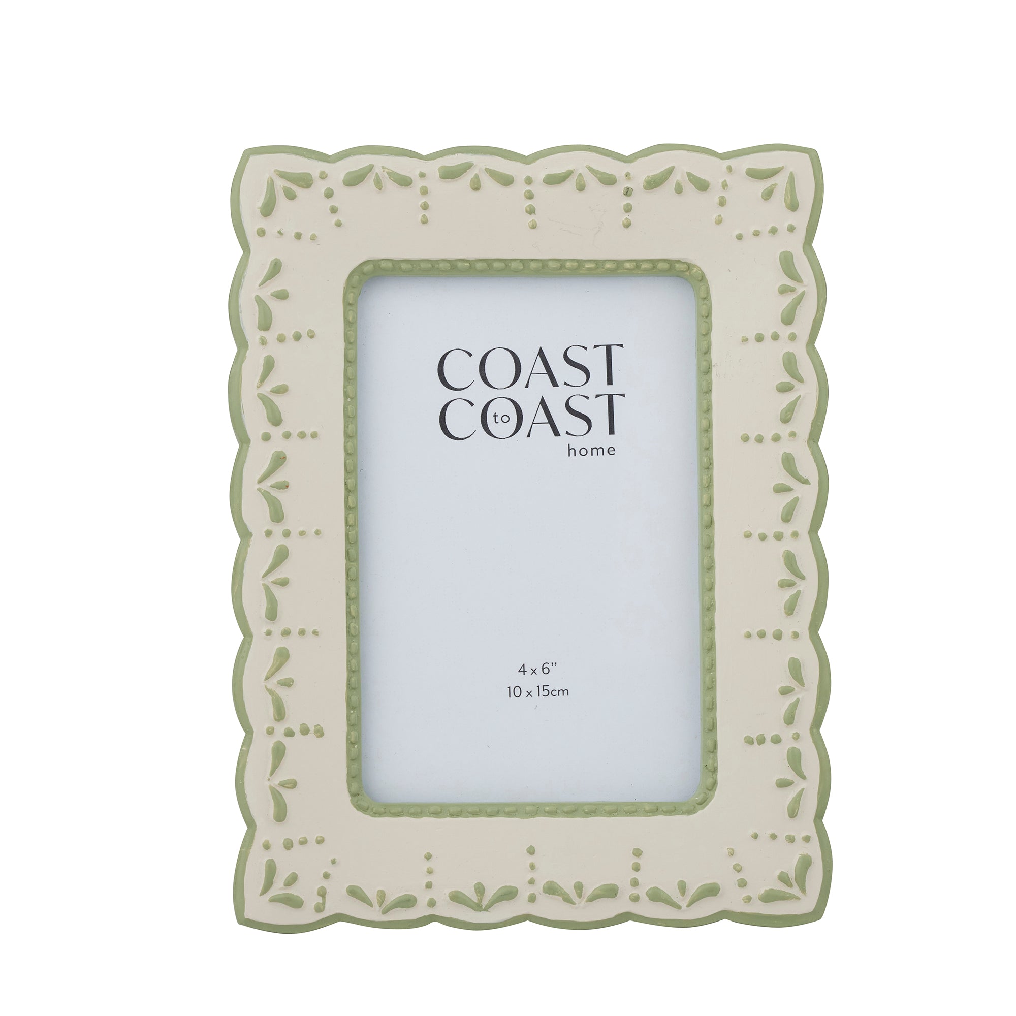 Liza Resin 4x6" Frame 16x21cm-Decor Items-Coast To Coast Home-The Bay Room