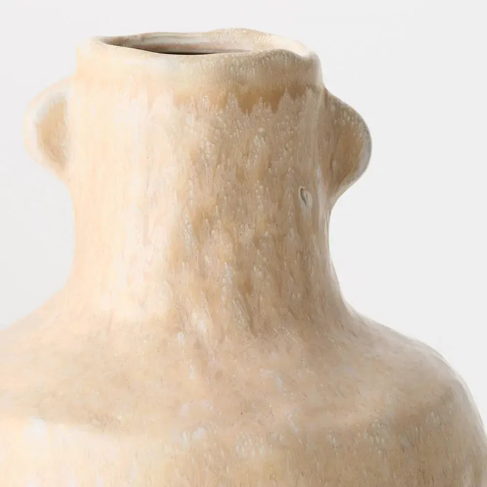 Lomio Pot Nougat Crème 24x24cm-Pots, Planters & Vases-Floral Interiors-The Bay Room