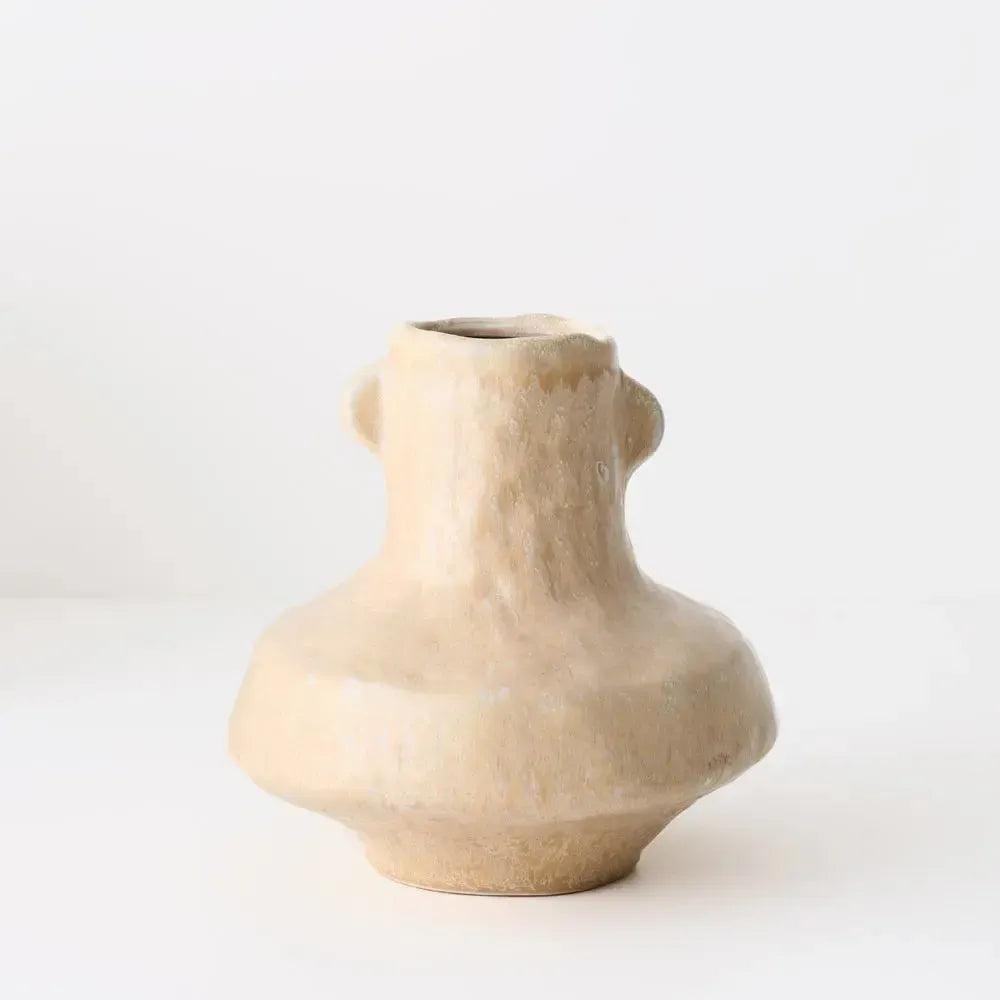 Lomio Pot Nougat Crème 24x24cm-Pots, Planters & Vases-Floral Interiors-The Bay Room