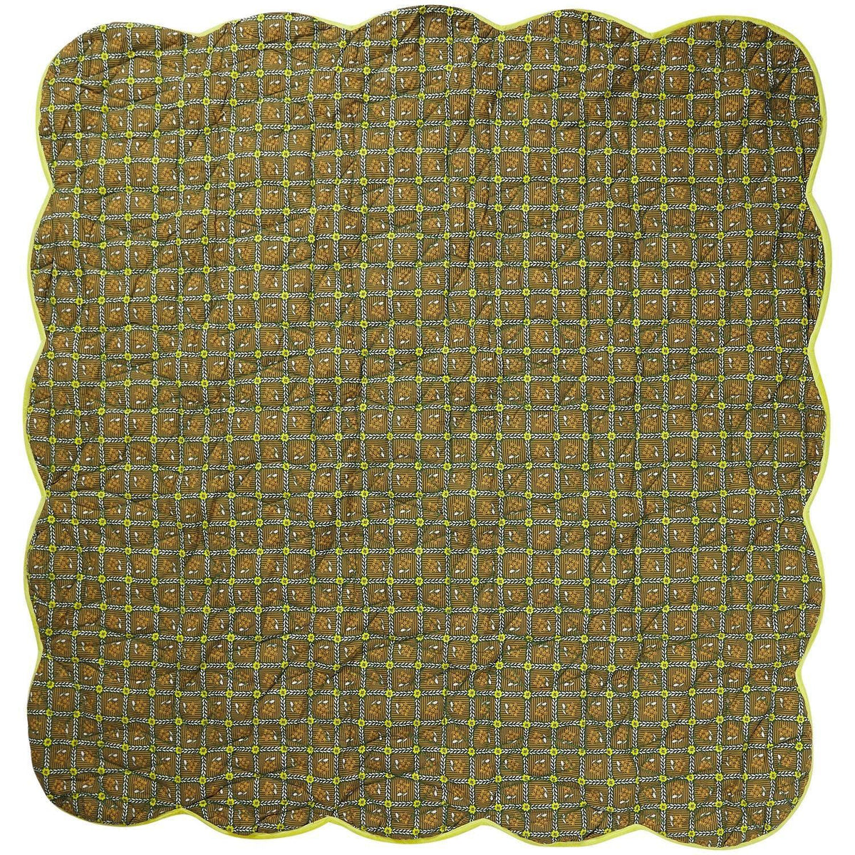 Loretta Scalloped Coverlet-Soft Furnishings-Sage & Clare-The Bay Room